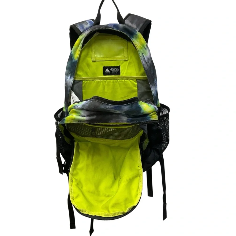 🎒 Burton‎ Tie-Dye Backpack Black Neon — Durable Daypack